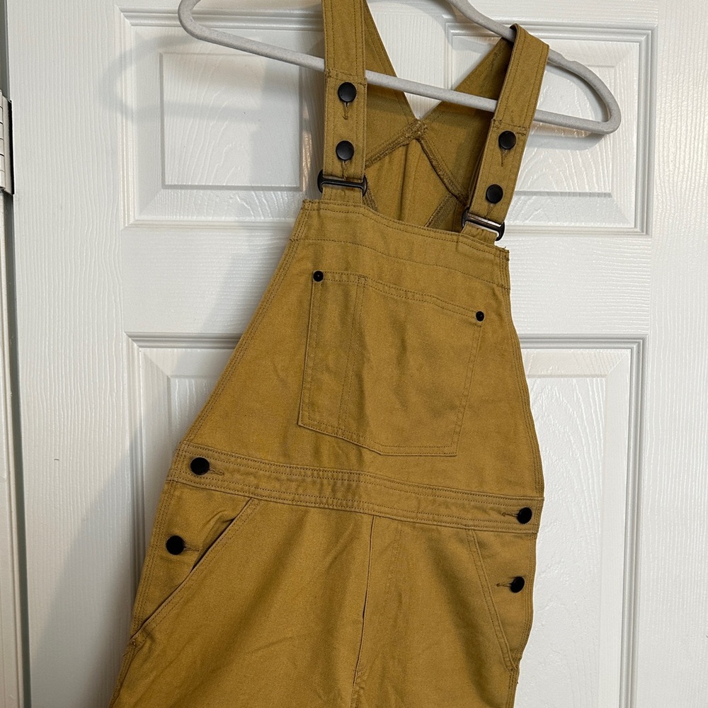 Women’s all season hemp canvas bib overalls